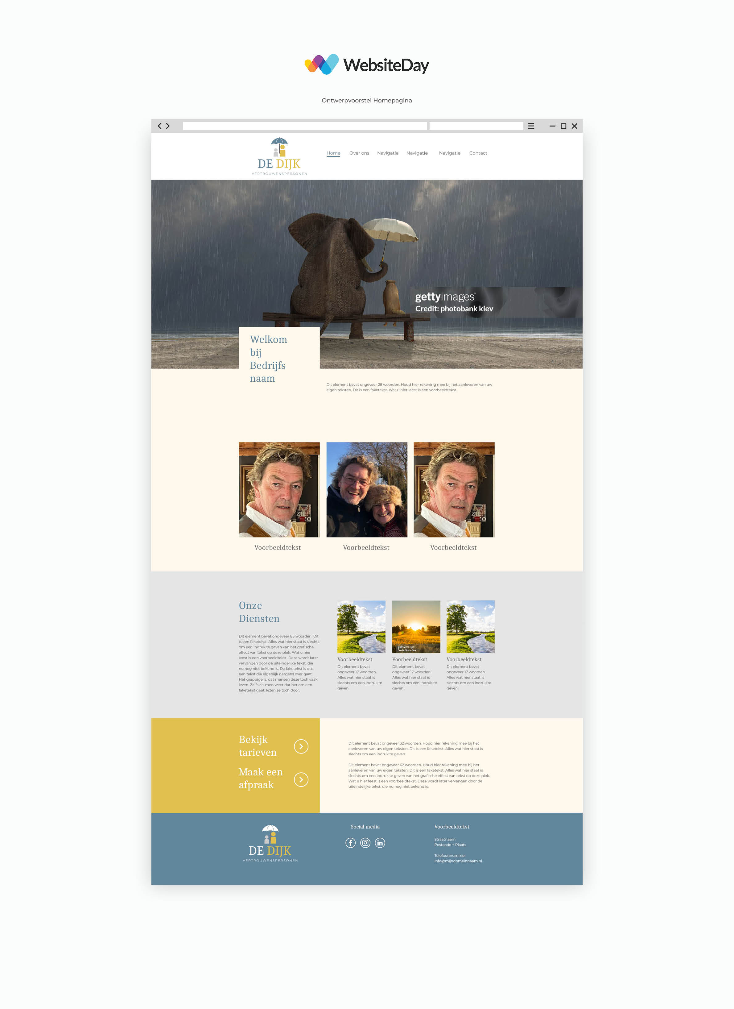 De Dijk Vertrouwenspersoon internal page screenshot