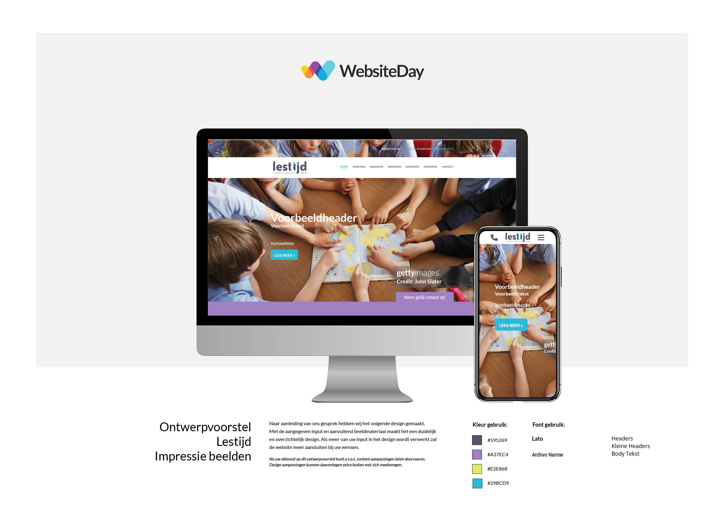 Lestijd homepage screenshot