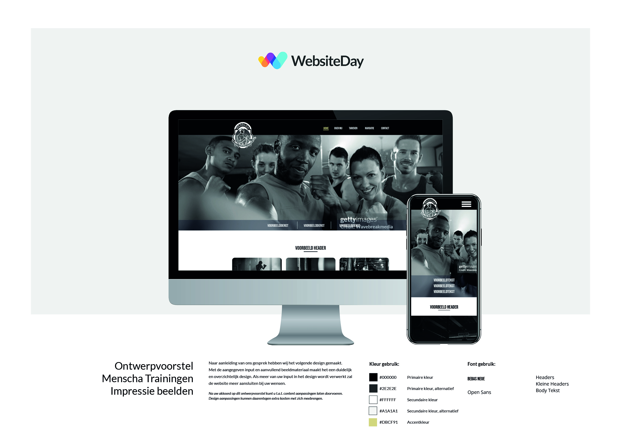 Menscha homepage screenshot