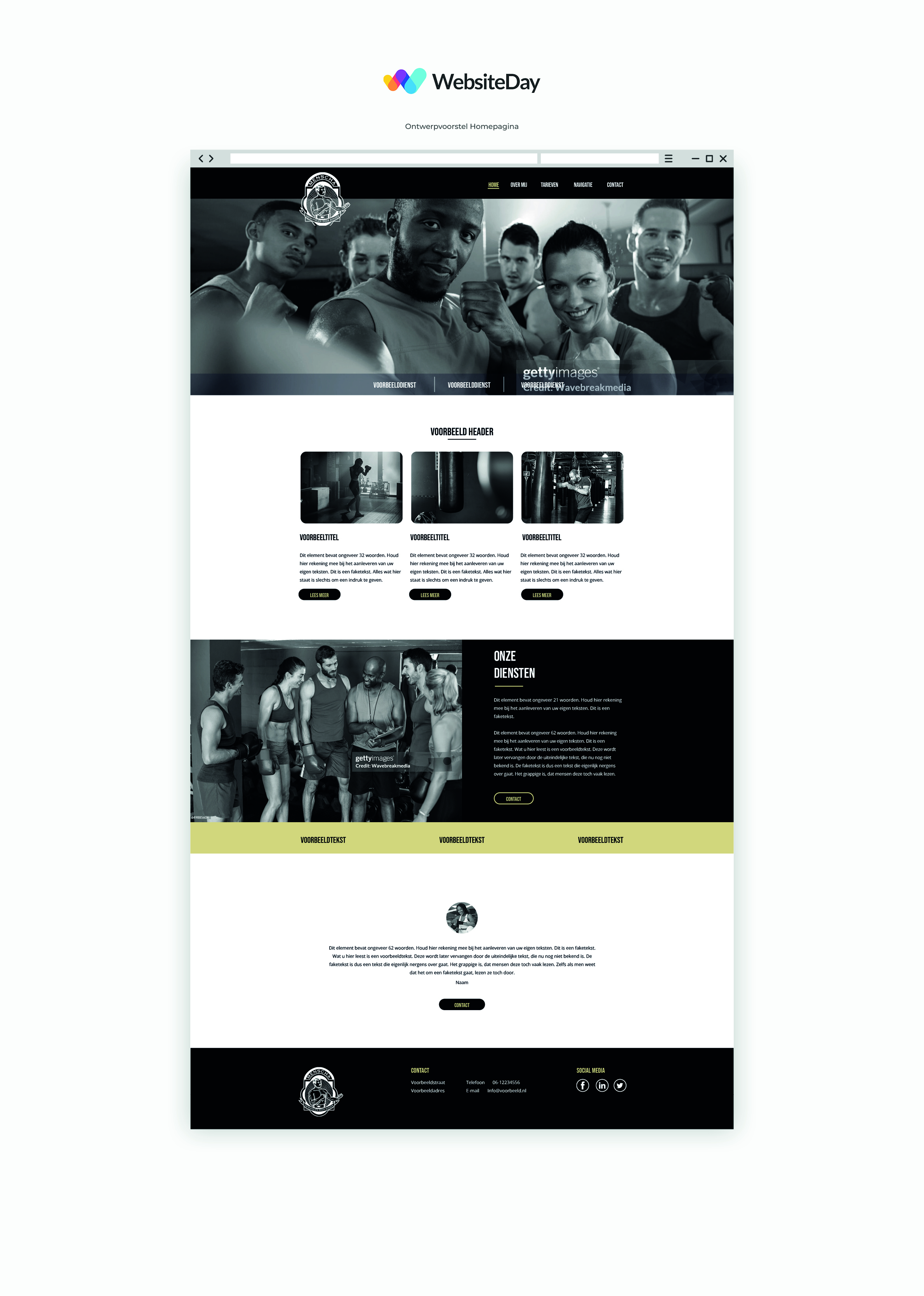 Menscha internal page screenshot