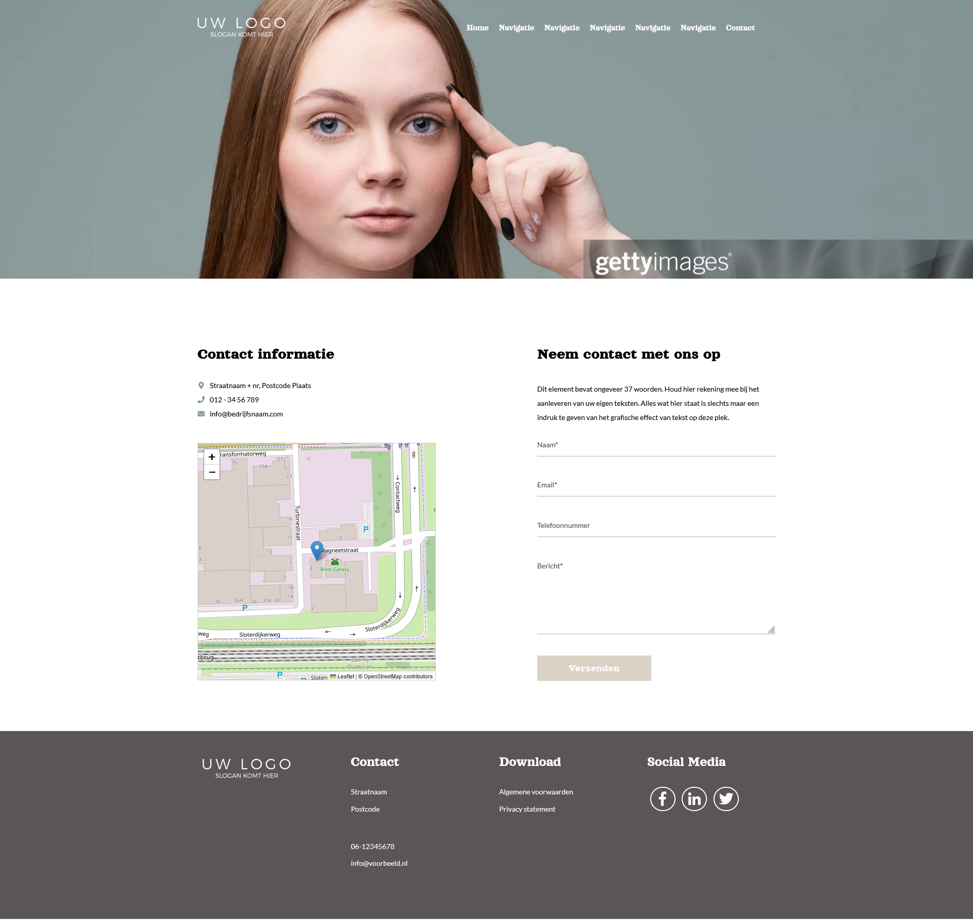 Sorosh Clinics contact page screenshot